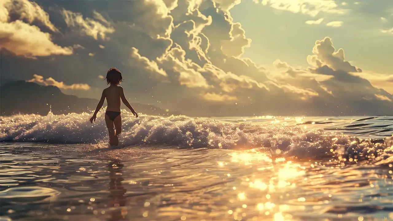 اغنية الطفل والبحر